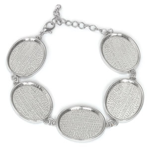 Oval Metal Bracelet