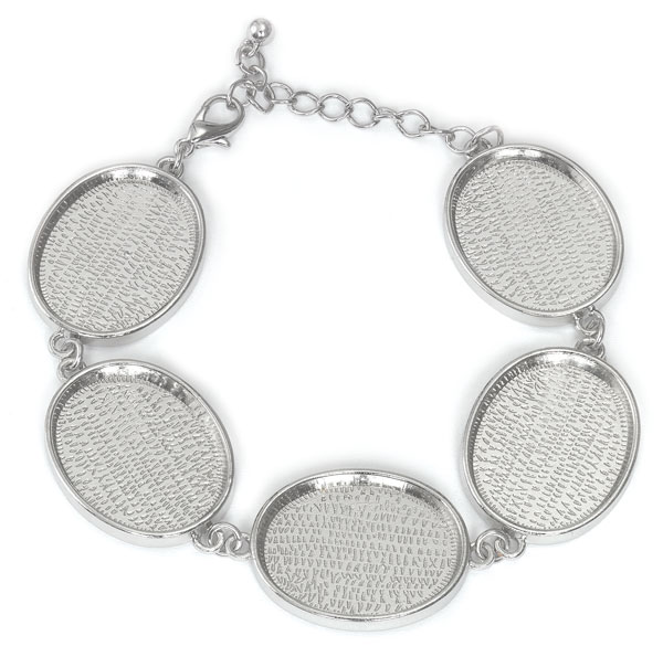 Oval Metal Bracelet