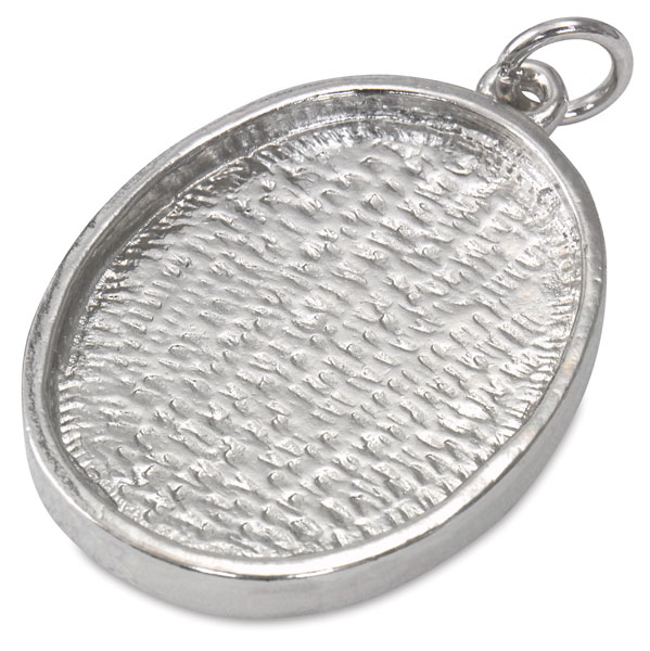 Oval Metal Pendant