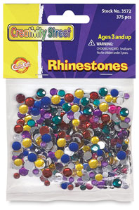 Rhinestones, Package of 375 Pieces