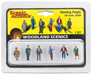 Scale People Standing, 1/8"