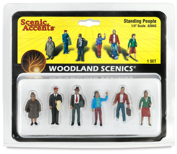 Scale People Standing, 1/4"