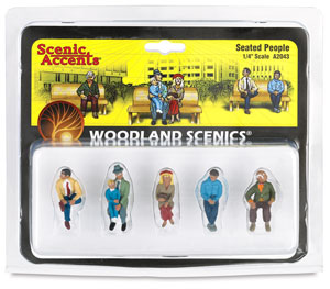 Scale People Seated, 1/4"