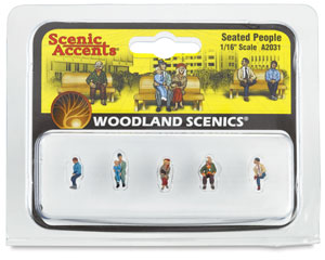 Scale People Seated, 1/16" Scale People Seated, 1/16"