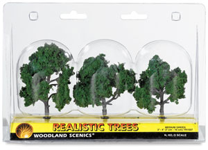 Ready Made Trees, Medium Green, 3" &ndash; 4"