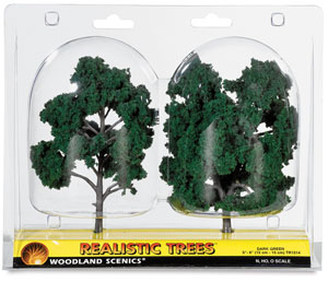 Ready Made Trees, Dark Green, 5" &ndash; 6"