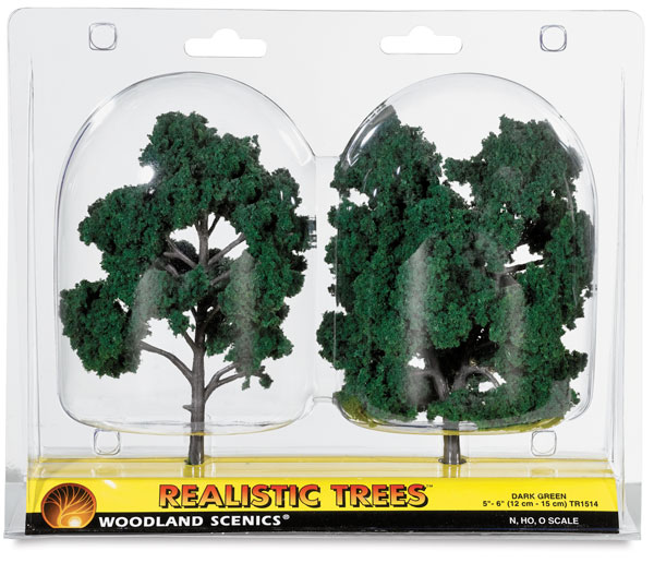 Ready Made Trees, Dark Green, 5" &ndash; 6"
