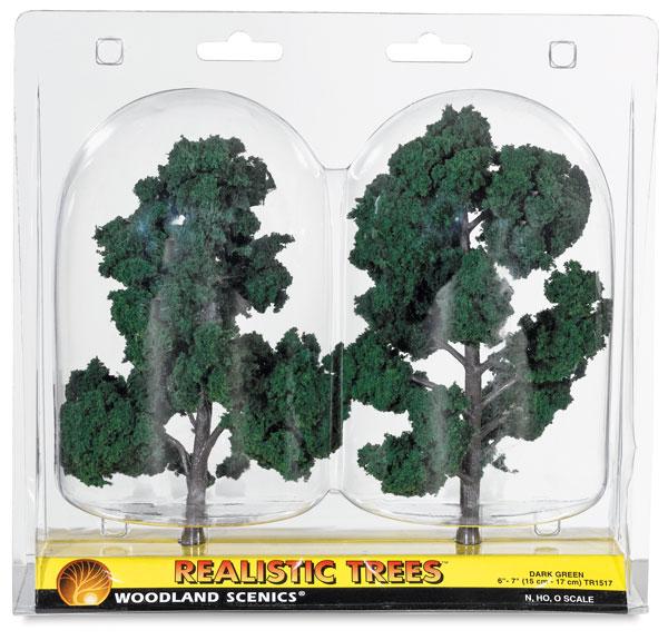 Ready Made Trees, Dark Green, 6" &ndash; 7"