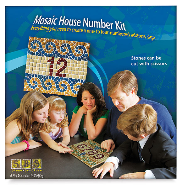 Mosaic House Number Kit