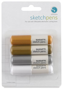 Sketch Pen Metallic Pack, Set of 4