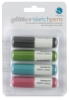 Sketch Pen Glitter Pack, Set of 4