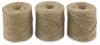 Jute Twine Tubes, (L to R) 2 Ply, 3 Ply and 4 Ply