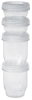 Twisterz Interlocking Storage Containers, Small/Short
