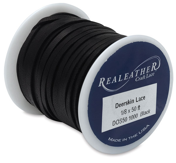 Black Deerskin Lace