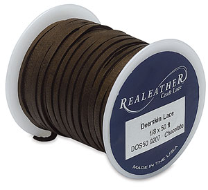 Chocolate Deerskin Lace
