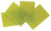 Yellow Opalescent Glass, Pkg of 4