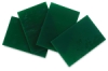 Green Opalescent Glass, Pkg of 4