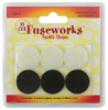 Ebony/Ivory Circles, Set of 6