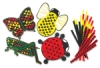 Bug Weaving Mats, Pkg of 24