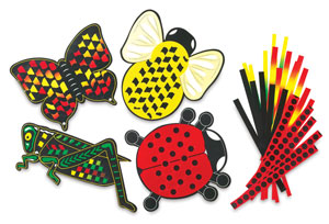 Bug Weaving Mats, Pkg of 24