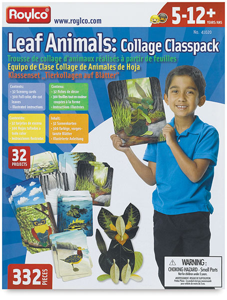 Leaf Animals Collage Class Pack