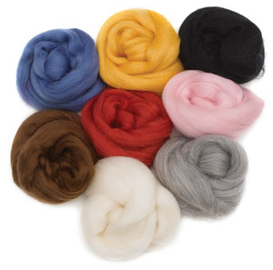Natural Wool Roving