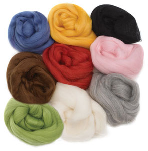 Natural Wool Roving