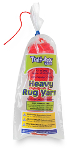 Heavy Polyester Rug Yarn, Red