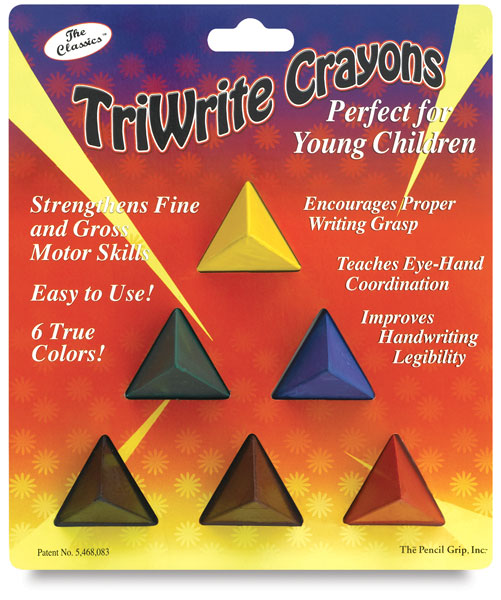 TriWrite Crayons, Set of 6