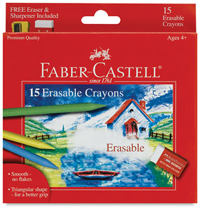 Erasable Crayons, Set of 15