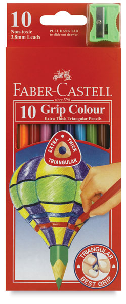 Grip Colored Pencils, Set of 10
