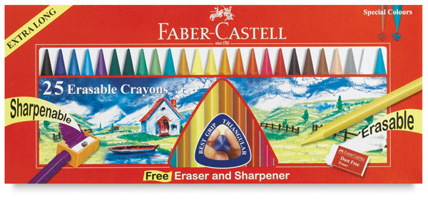 Erasable Crayons, Set of 25