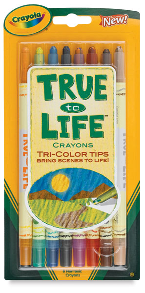 True to Life Crayons, Set of 8