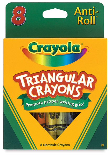Triangular Crayons, Set of 8