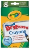 Dry-Erase Crayons, Set of 8