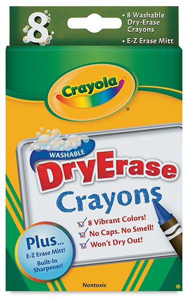 Dry-Erase Crayons, Set of 8