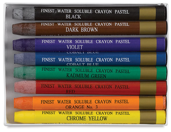 Water Color Crayons, Set of 8