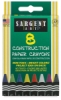 Sargent Art Construction Paper Crayons