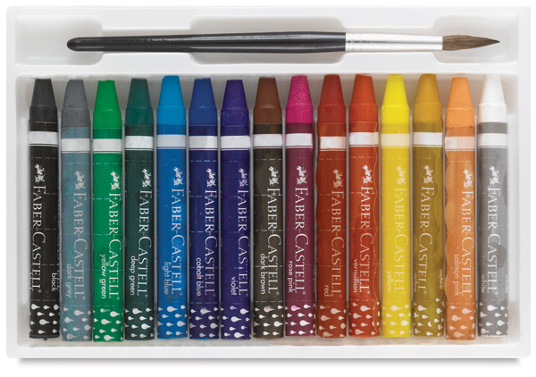Watercolor Crayons, Set of 15