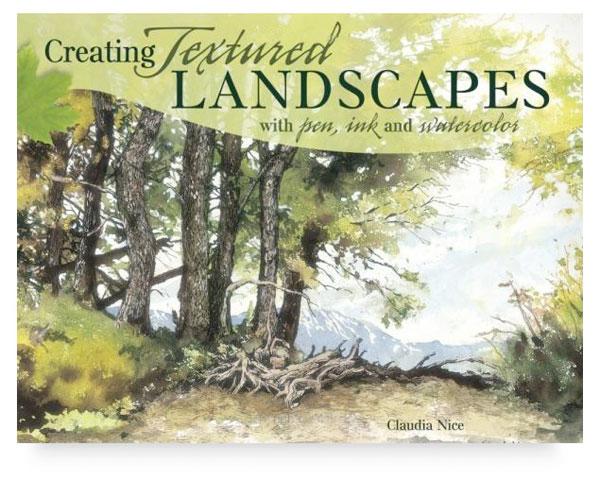 Creating Textured Landscapes with Pen, Ink, and Watercolor