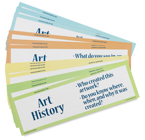 Art Display Cards, Disciplines of Art, Set of 16&nbsp; NEW! 