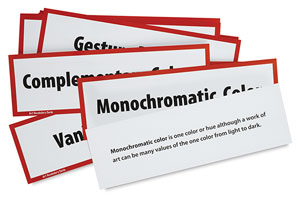 Art Display Cards, Vocabulary Set