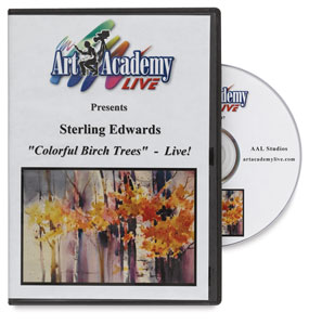 Colorful Birch Trees by Sterling Edwards DVD