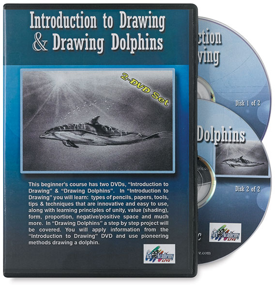 Introduction to Drawing & Drawing Dolphins by Bryan Lopatic 2-DVD Set