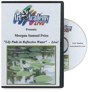Lily Pads in Reflective Water by Morgan Samuel Price DVD