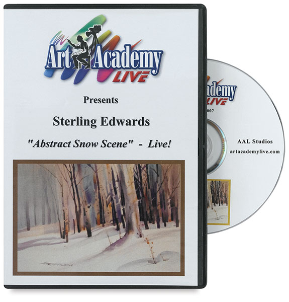 Abstract Snow Scene by Sterling Edwards DVD