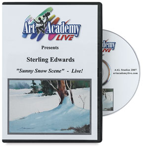 Sunny Snow Scene by Sterling Edwards DVD