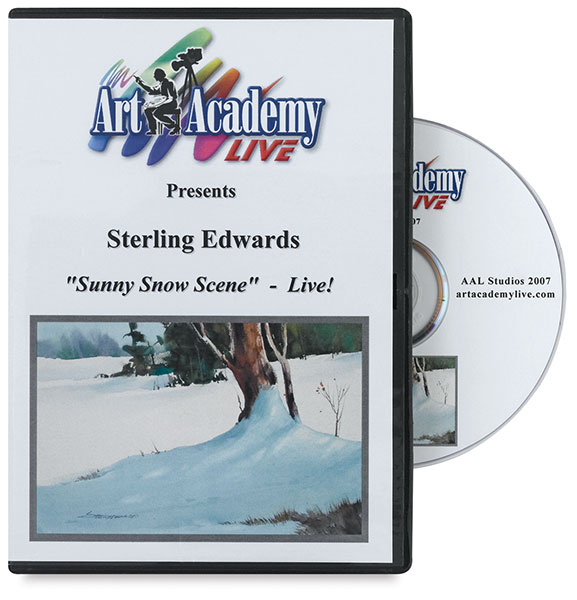 Sunny Snow Scene by Sterling Edwards DVD