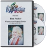Watercolor Portrait Series by Tim Packer 2-DVD Set