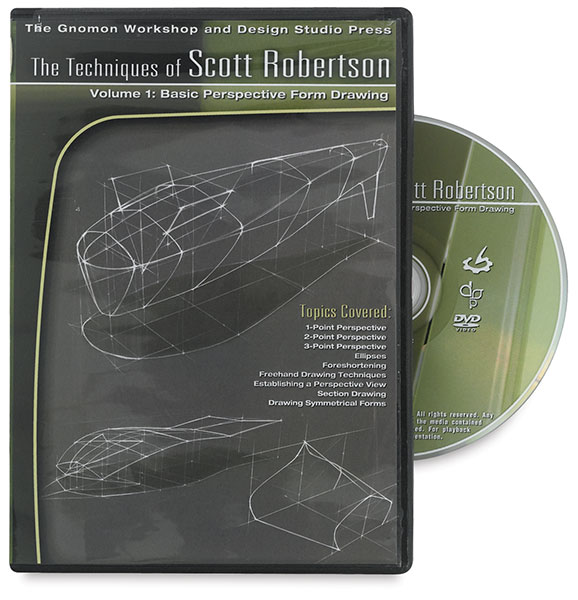 The Techniques of Scott Robertson: Basic Perspective Form Drawing